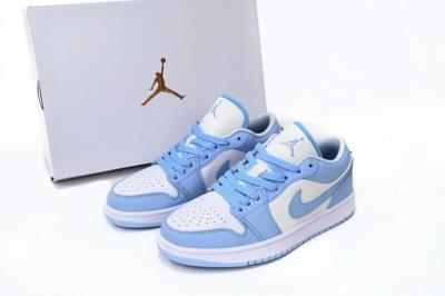 wholesale quality air jordan 1 travis scott x air jordan 1 low white blue