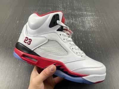 wholesale quality air jordan 5 'fire red'